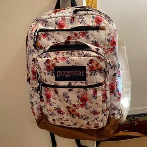 JanSport floral back pack
